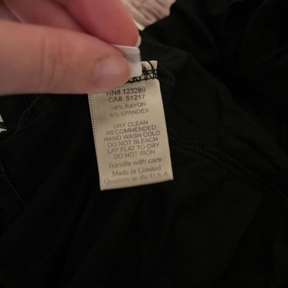 Michael Lauren Duff Black Tiered Mini Tank Dress Size XS NWT‎ - Picture 9 of 10